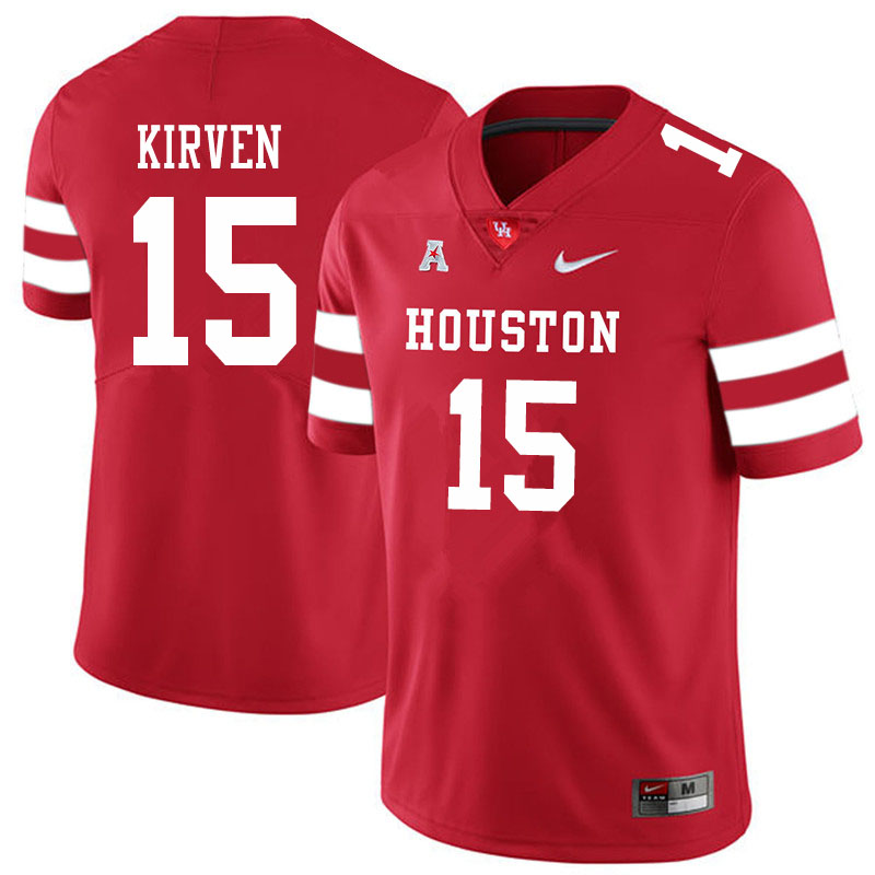 Men #15 Zamar Kirven Houston Cougars College Football Jerseys Sale-Red